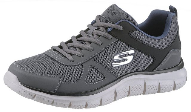 Skechers »Track-Scloric« Sneaker mit Skechers Memory Foam (grau-navy)