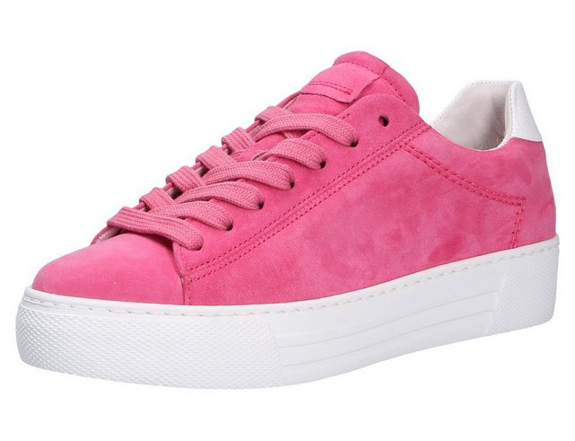 Gabor Sneaker Modischer Schnitt (pink|Pink (camelia/weiss / 44)|Pink Weiß)