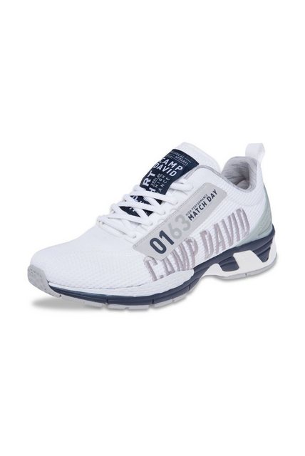 CAMP DAVID Sneaker mit Wechselfußbett (weiß)