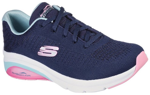 Skechers »SKECH-AIR EXTREME 2.0« Sneaker in Strick-Optik (navy-bleu-rosa)