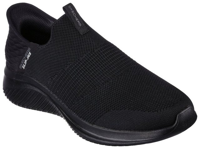 Skechers ULTRA FLEX 3.0-SMOOTH STEP Slip-On Sneaker mit weich gepolsterter Innensohle (SCHWARZ (20203023))