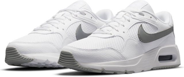 Nike Sportswear »WMNS AIR MAX SC« Sneaker (weiß-silberfarben)