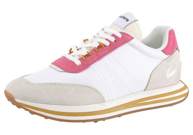 Lacoste »L-SPIN V1 0722 1 SFA« Sneaker (weiß-pink)
