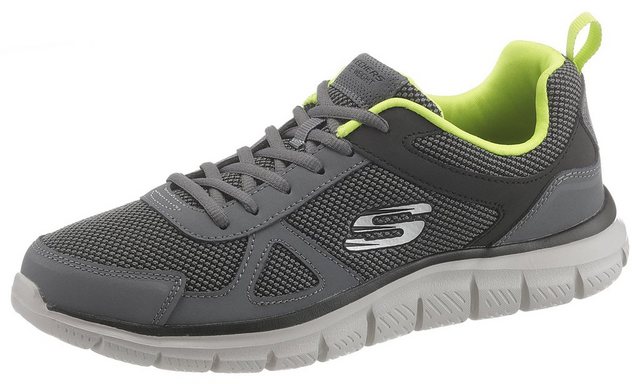 Skechers »Track« Sneaker mit seitlichem Logo (grau)