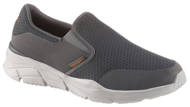 Skechers »Equalizer 4.0« Slip-On Sneaker mit Air-Cooled Memory Foam-Ausstattung (grau)