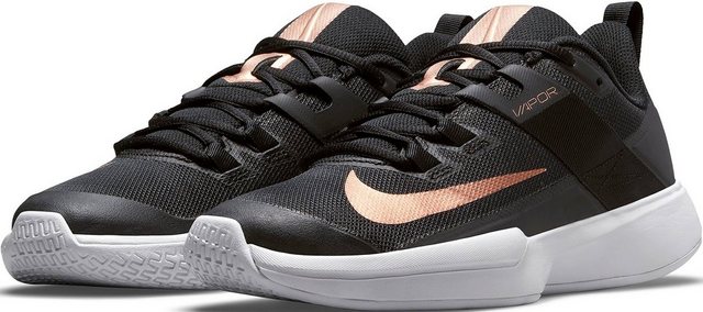 Nike »NikeCourt Vapor Lite« Tennisschuh (schwarz-bronzefarben)