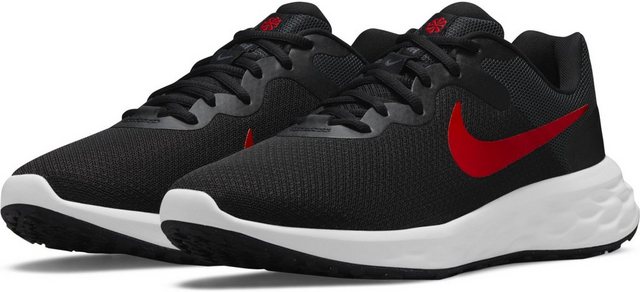 Nike »REVOLUTION 6 NEXT NATURE« Laufschuh (schwarz-rot)