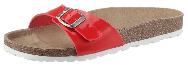 CITY WALK Pantolette mit ergonomisch geformtem Fußbett (rot)
