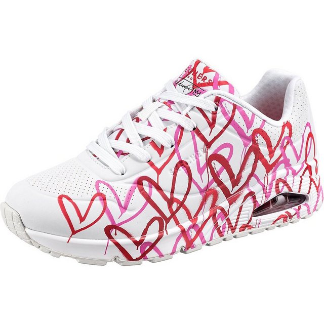 Skechers »Uno James Goldcrown Spread The Love Sneakers Low« Sneaker (weiß Modell 1)