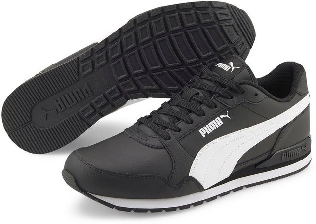 PUMA »ST Runner v3 L« Sneaker (schwarz-weiß)
