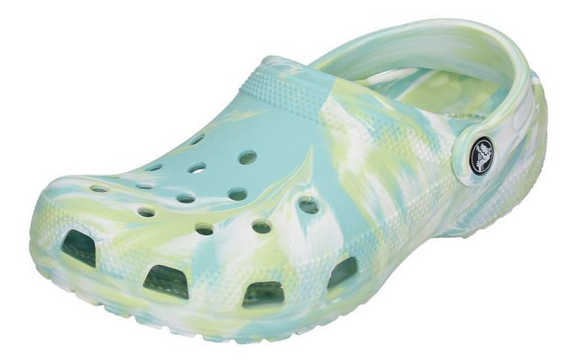 Crocs »CLASSIC MARBLED CLOG« Clog Pure Water Multi (blau)