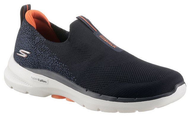 Skechers »GO WALK 6« Slip-On Sneaker mit komfortabler Innensohle (blau)