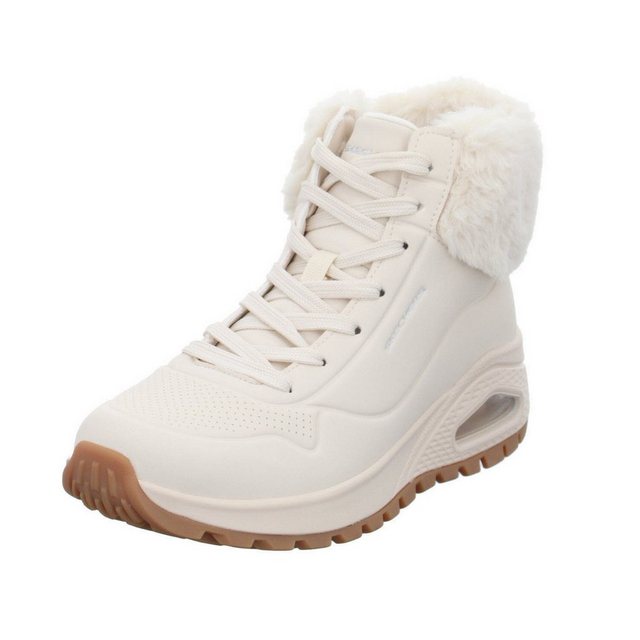 Skechers »Damen Snowboots Schuhe Uno Air Boots« Snowboots Synthetik (beige)