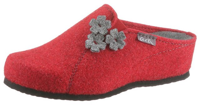 Ara »COSY« Pantoffel mit ergonomisch geformtem Fußbett (rot)
