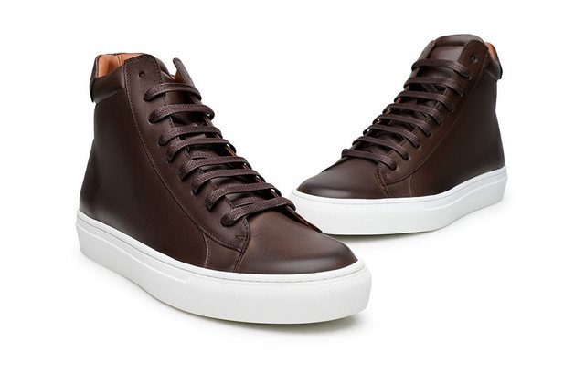 SHOEPASSION »No. 121 MS« Sneaker Von Hand gefertigt, 100 % Made in the EU (dunkelbraun)