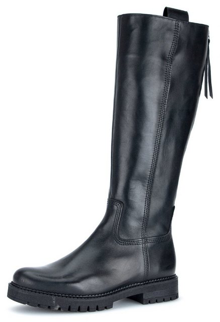 Gabor Stiefel mit variabler Schaftweite von normal bis XL (schwarz)