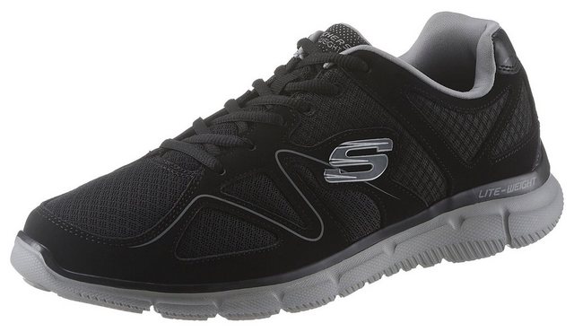 Skechers »Verse« Sneaker mit komfortabler Memory Foam-Ausstattung (schwarz)