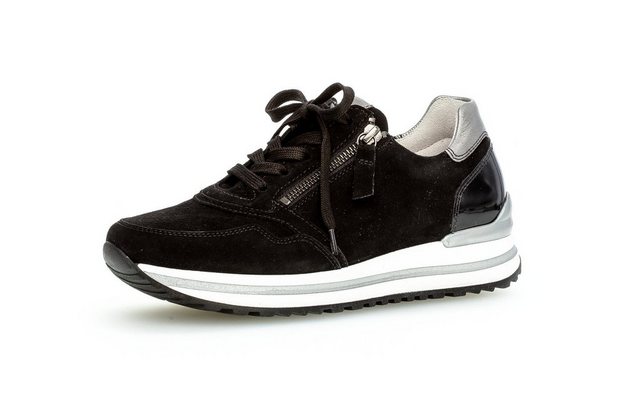 Gabor Sneaker (schwarz/grey(perf))