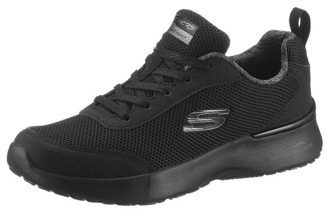 Skechers »Skech-Air Dynamight - Fast Brake« Sneaker mit Metallic-Element an der Ferse (black)