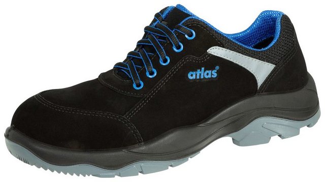 Atlas Schuhe Alu-Tec 625 ESD Sicherheitsschuh S3, SOFT-Nubukleder (blau|schwarz)