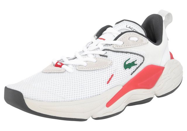 Lacoste »ACESHOT 0722 1 SMA« Sneaker (weiß-rot)