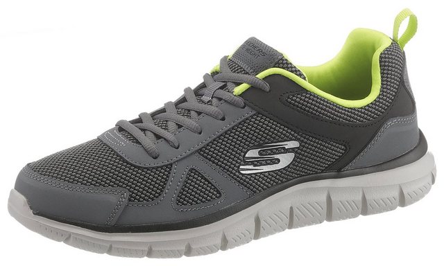 Skechers »Track« Sneaker mit seitlichem Logo (grau|schwarz)