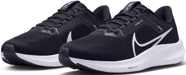 Nike PEGASUS 40 Laufschuh (schwarz-weiß)
