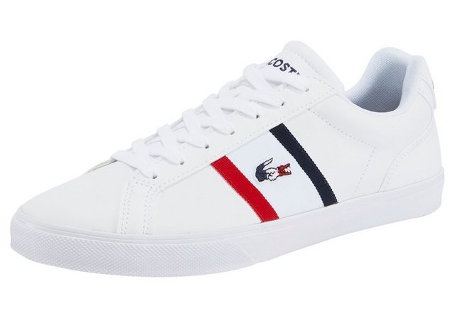 Lacoste LEROND PRO TRI 123 1 CMA Sneaker (weiß-rot-blau)