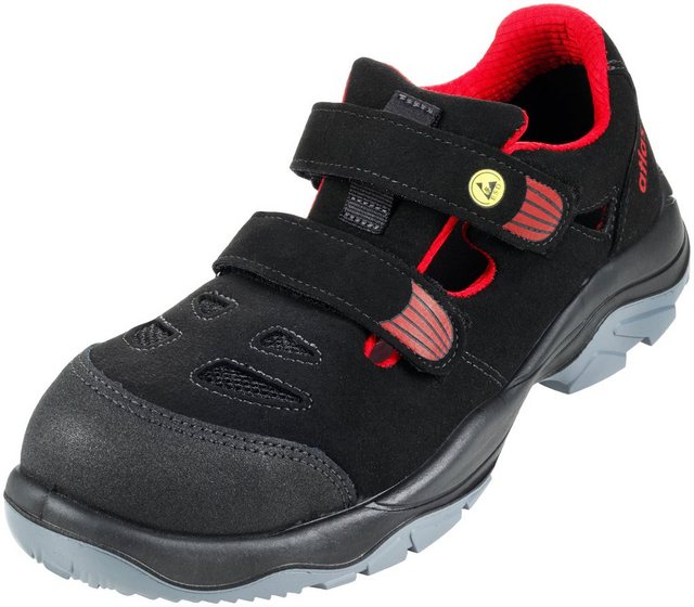 Atlas Schuhe »SL 36 red« Sicherheitsschuh Sandale, Sicherheitsklasse S1 (schwarz)
