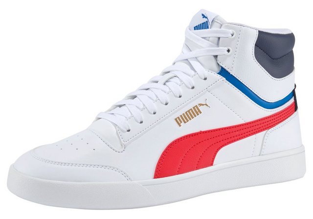 PUMA »Puma Shuffle Mid« Sneaker (weiß-rot)