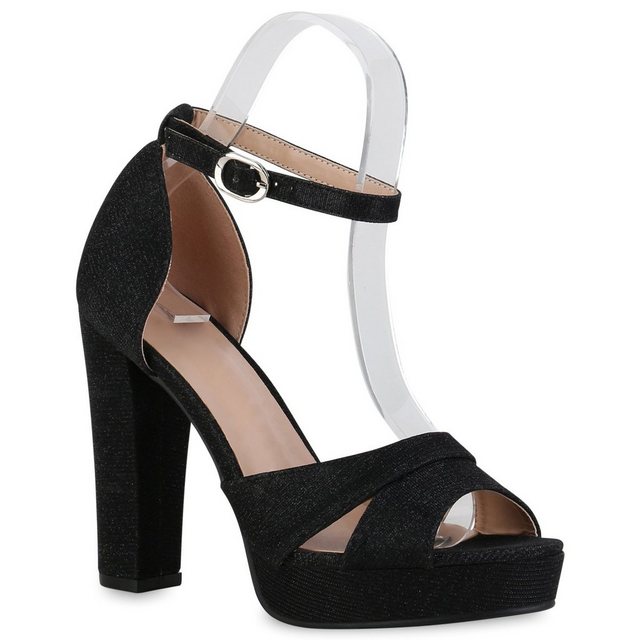 VAN HILL »839973« High-Heel-Sandalette Bequeme Schuhe (schwarz)