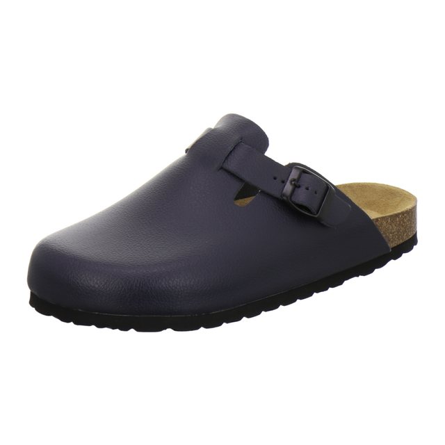 AFS-Schuhe »3900« Hausschuh für Herren aus hochwertigem Leder, Made in Germany (navy Glattleder)