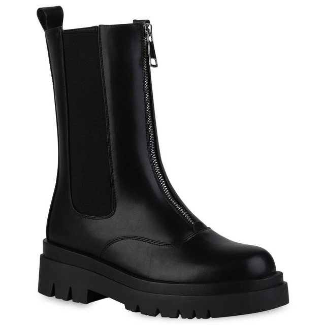 VAN HILL 839432 Stiefel Bequeme Schuhe (schwarz)