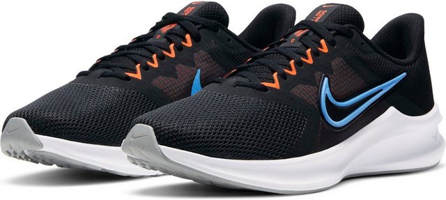 Nike »DOWNSHIFTER 11« Laufschuh (Black/ Coast-total Orange-dk Smoke Grey)