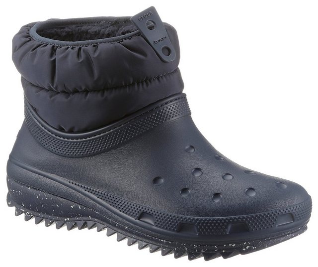 Crocs »Classic Neo Puff Shorty Boot« Snowboots mit elastischem Schafteinstieg (navy)