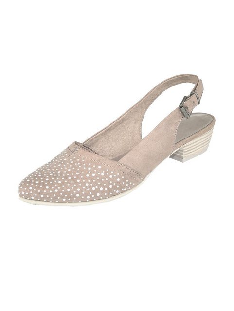Liva Loop Slingpumps in spitzer Silhouette (Taupe)