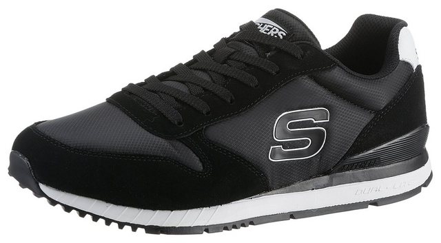 Skechers SUNLITE-WALTAN Sneaker mit seitlichem Logo-Emblem (schwarz)