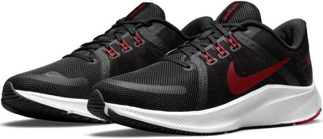 Nike »QUEST 4« Laufschuh (BLACK-UNIVERSITY-RED-WHITE-DK-SMOKE-GREY)