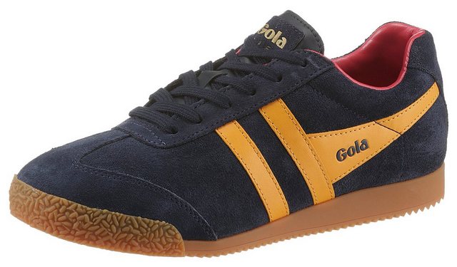 Gola Classic »HARRIER« Sneaker mit gepolstertem Schaftrand (blau-gelb)
