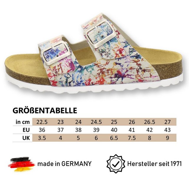 AFS-Schuhe »2100« Pantolette für Damen aus Leder mit Fussbett, Made in Germany (paint Leder)