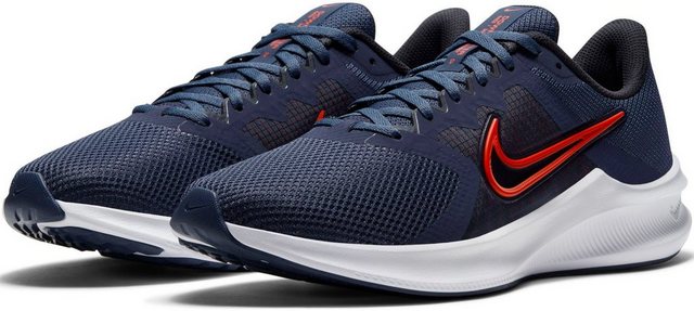 Nike »DOWNSHIFTER 11« Laufschuh (Thunder Blue/ Chile Red-pure Platinum)