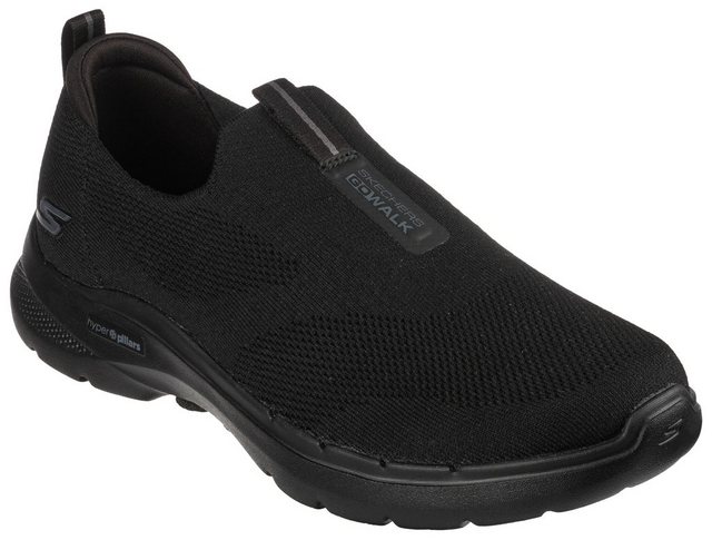 Skechers »GO WALK 6« Slip-On Sneaker mit komfortabler Innensohle (schwarz)
