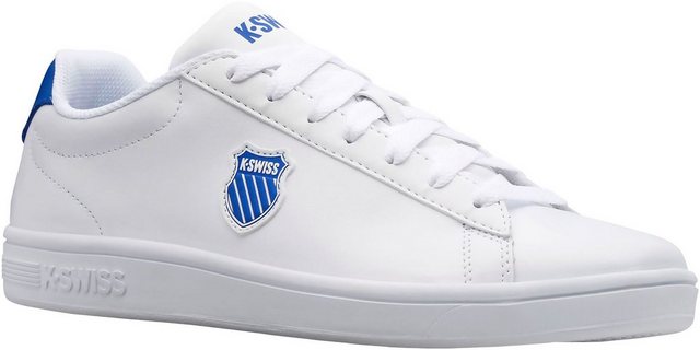 K-Swiss »Court Shield« Sneaker (weiß-blau)