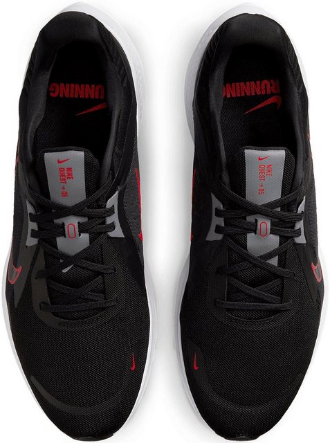 Nike QUEST 5 Laufschuh (BLACK-UNIVERSITY-RED-SMOKE-GREY)