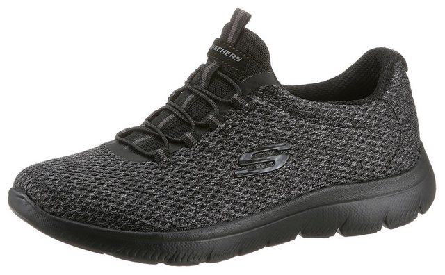 Skechers »SUMMITS - STRIDING« Sneaker mit Memory Foam Ausstattung (schwarz-grau)